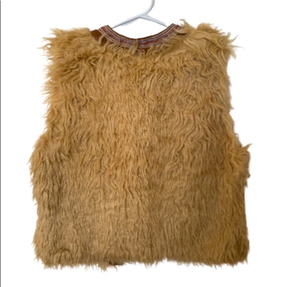 Faux Fur Boho Vest S - Picture 5 of 8